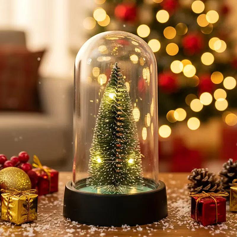 

Festive Christmas Tree Ornaments: Glowing Mini Trees & Gifts