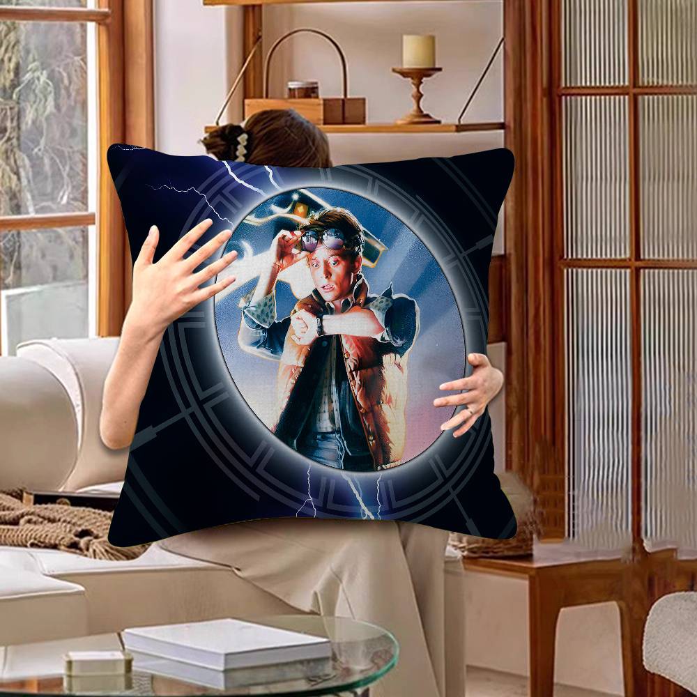 Movie BBack To The Future Cushion Cover Decorative Pillow Sofa Home Decor case pillow cases