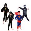 Breathable And Comfortable Kids Halloween Superman Bat Spider Man Cosplay Outfit
