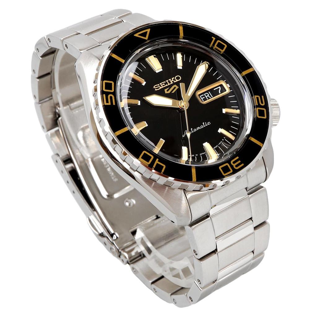 SEIKO 5 SPORTS SKX Series Automatic Watch Made In Japan SRPK99 Silver Black Dial Overseas Model [Seiko] Men's