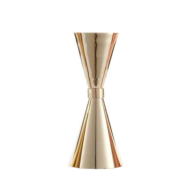 304 Stainless Steel Gold Ring Conical Jigger with Measurement Scale