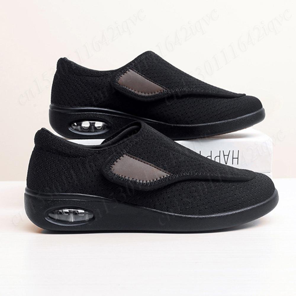 Women Diabetic Shoes Wide Walking Shoes Slip-On Orthopedic Shoes with Adjustable Closure Lightweight Edema Sneakers for Elderly