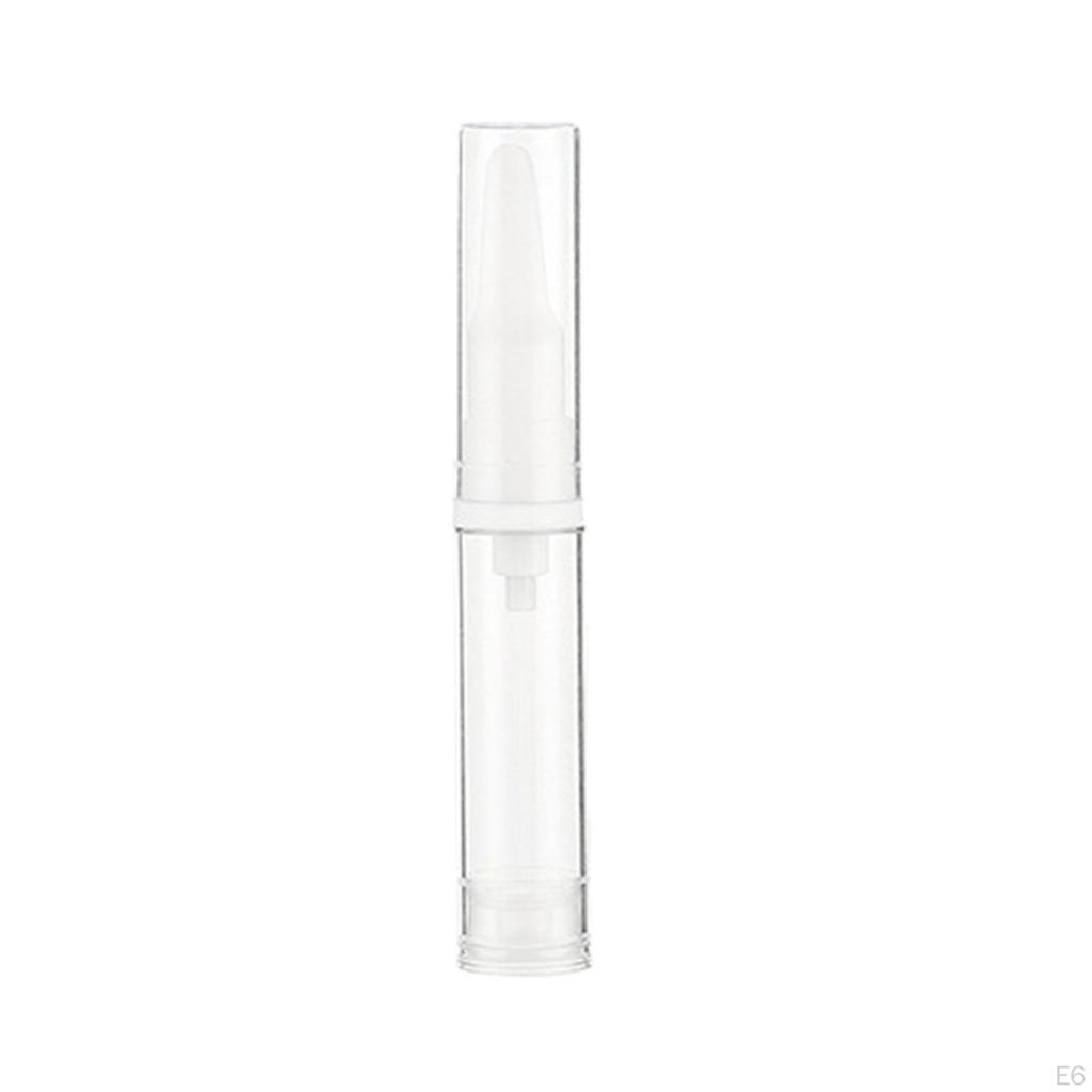 2 Pieces Airless Lotion Pump Bottles Empty Refillable Travel Press