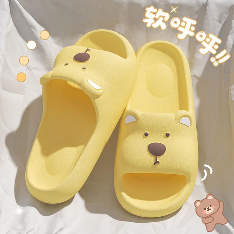 Grace Cartoon Bear Anti-slip Summer Slippers