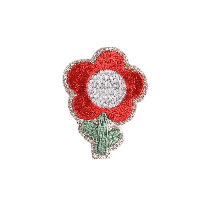 Embroidery Label Animal Cloth Label Butterfly Flower Hand Account DIY Accessories Patch Embroidery Cloth Sticker