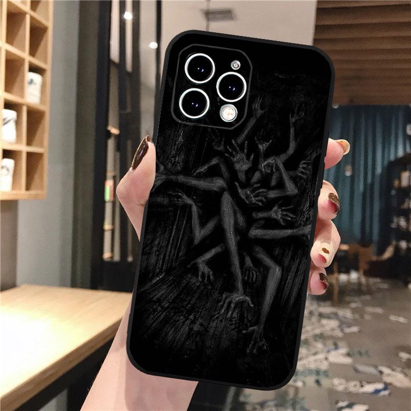 Phone Case Carcasa Funda For iPhone 17 Pro Max Air 16 15 14 13 Pro Max 15 16 Pro 15Plus Horror Anime Girl Case