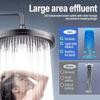 New 230mm Big Panel Large Flow Supercharge Ceiling Mounted Shower Head Set 6 Modes High Pressure Bathroom Showerhead with Filter