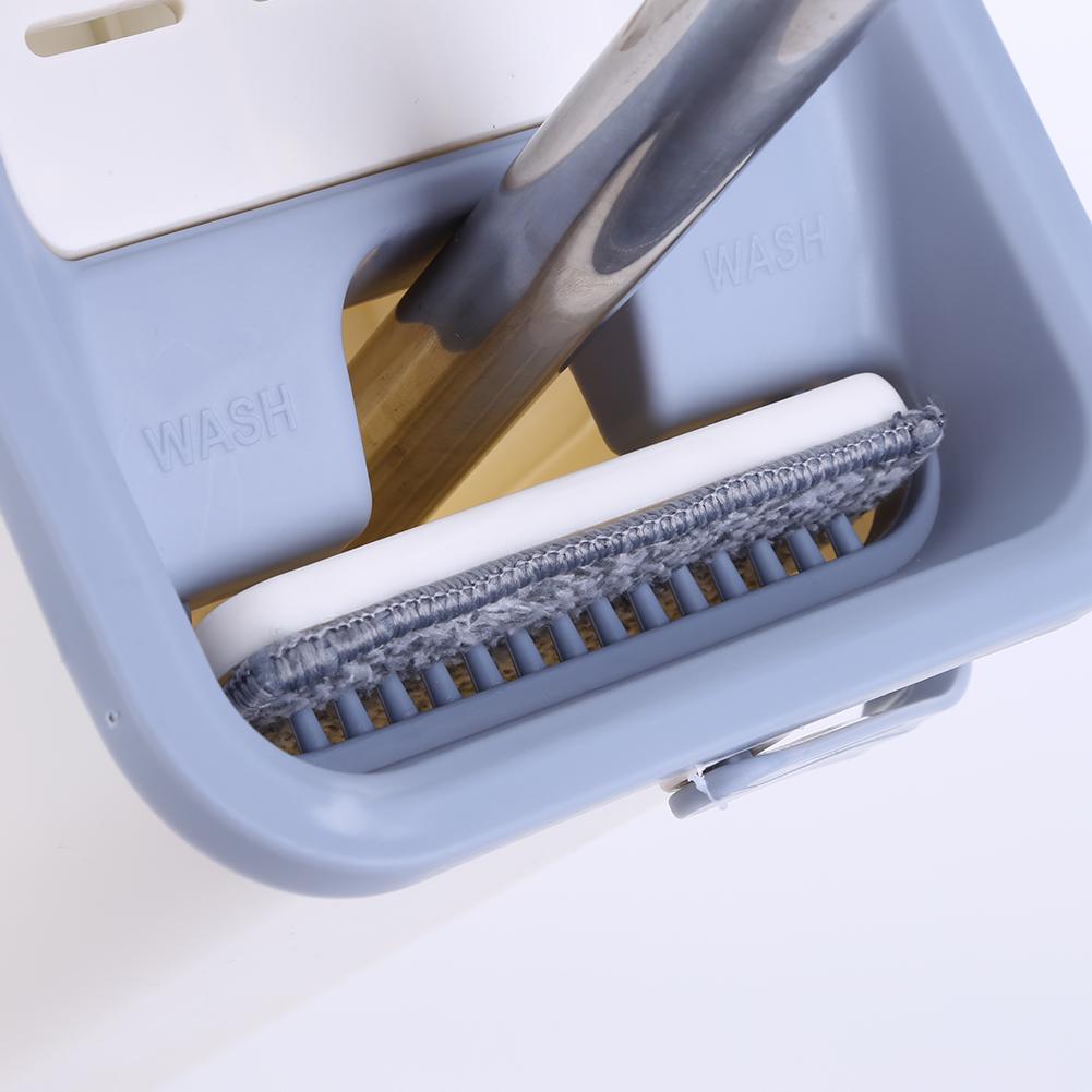 Water Absorption Cleaning Mop Set with 10 Mops Cloth with Bucket Household Multipurpose Mop Dust Cleaning for Kitchen Bathroom