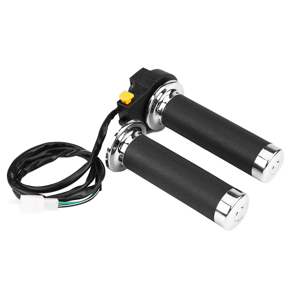 Throttle Control Handlebar Grip Kill Button Switch for 49cc 66cc 80cc Motorized Bicycle