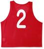 Mizuno Training Bibs for Practice and Club Junior Size Chinese Junior Free Size (10-Piece Set), Numbered, Activities, 32MH9111, Red,