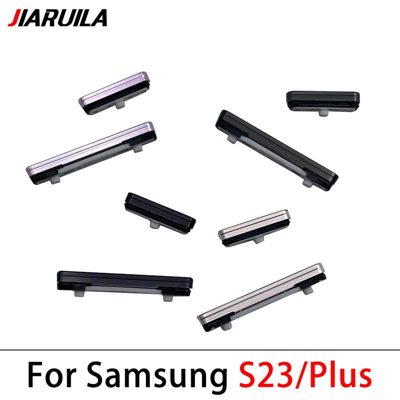 NEW For Samsung S23 / S24 S23 Plus / S24 S23 Ultra Side Volume Button + Power ON / OFF Buttton Key Set Replacement Parts