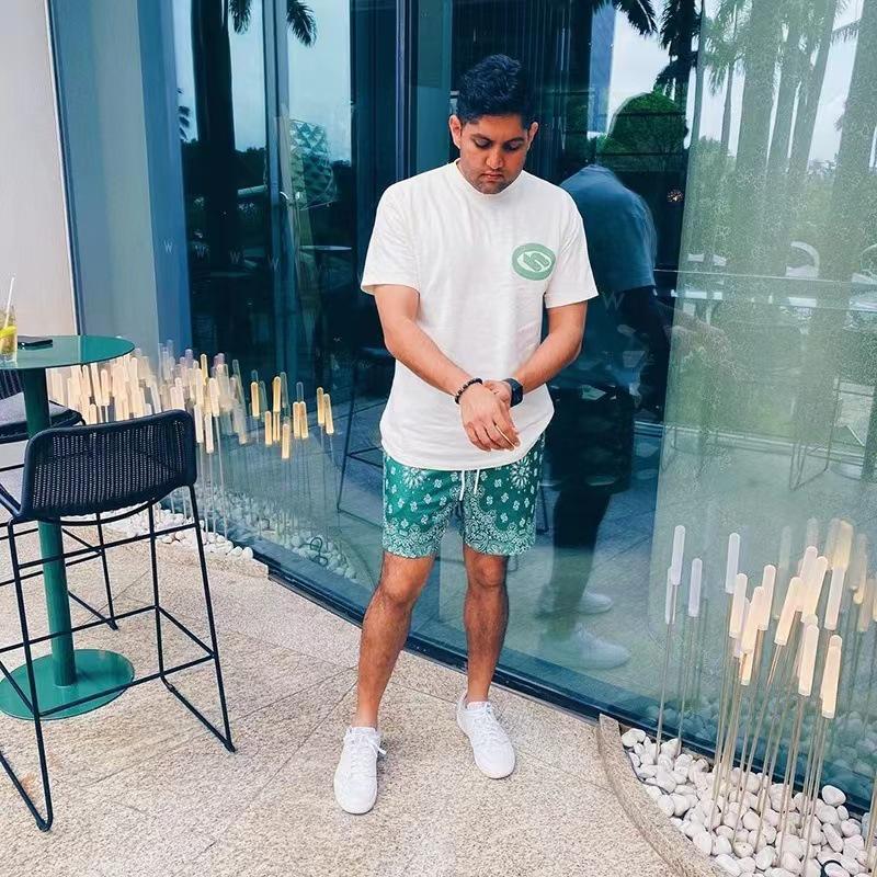 Unisex American Basketball Shorts: Casual, Trendy, Breathable Sports & Beach Five-Point Pants