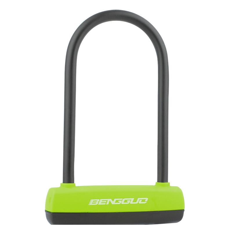 

Bike Lock Ushaped Doubleopening Alloy Steel Antitheft Device For Cycling Enthusiasts зелений