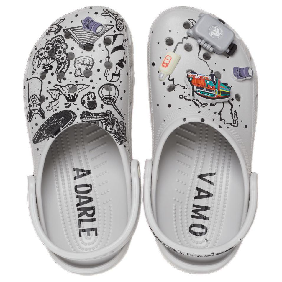 Crocs Comfortable Casual Clogs Unisex Footwear Gray 209969-90H