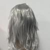 Maschera in lattice da vecchia con capelli bianchi