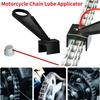 Motorcycle Chain Lube Applicator Mess-Free Chain Wax Chain Cleaner Attachment Motorcycle Chain Oiler Spray Gear Motorcycle Tools