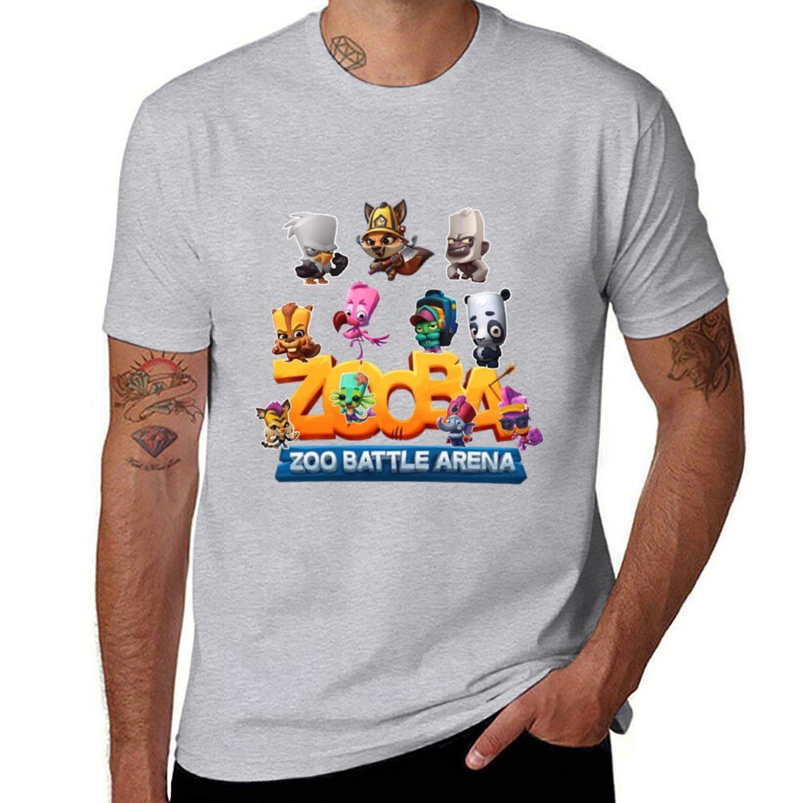 

zooba T-Shirt anime summer clothes for a boy shirts graphic tees T-shirts for men cotton M