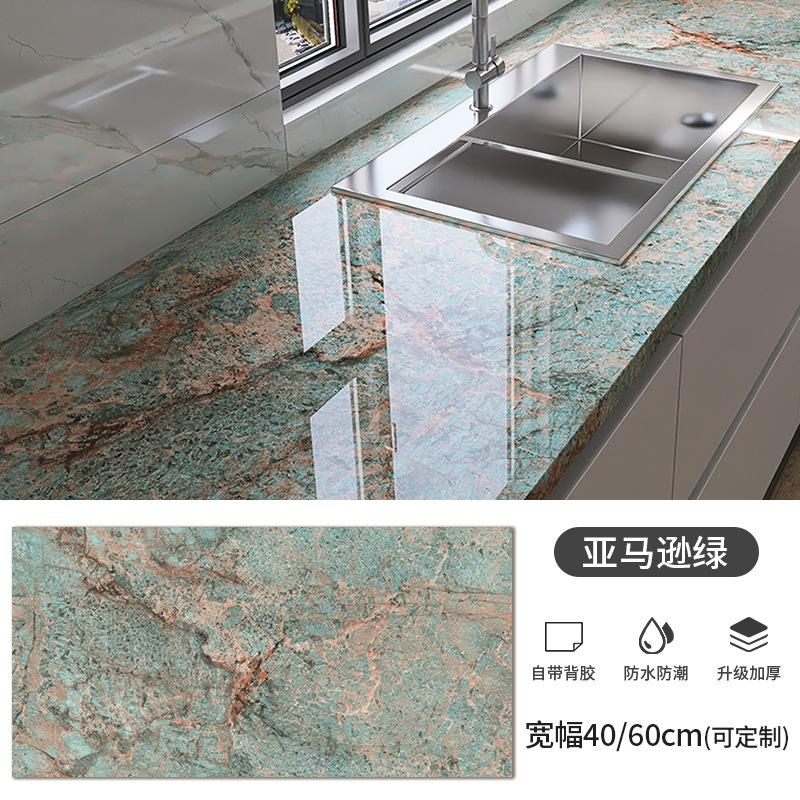 60cm X1/3/5/10m Samolepicí tapeta na zeď Vodotěsná Olejuvzdorná Fólie Mramorová Dekorace Samolepka Kuchyň Koupelna Renovace Dekorativní