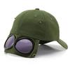 New Aviator Hat Summer Personality Glasses Baseball Cap Female Unisex Sunglasses Male Cap Baseballcap