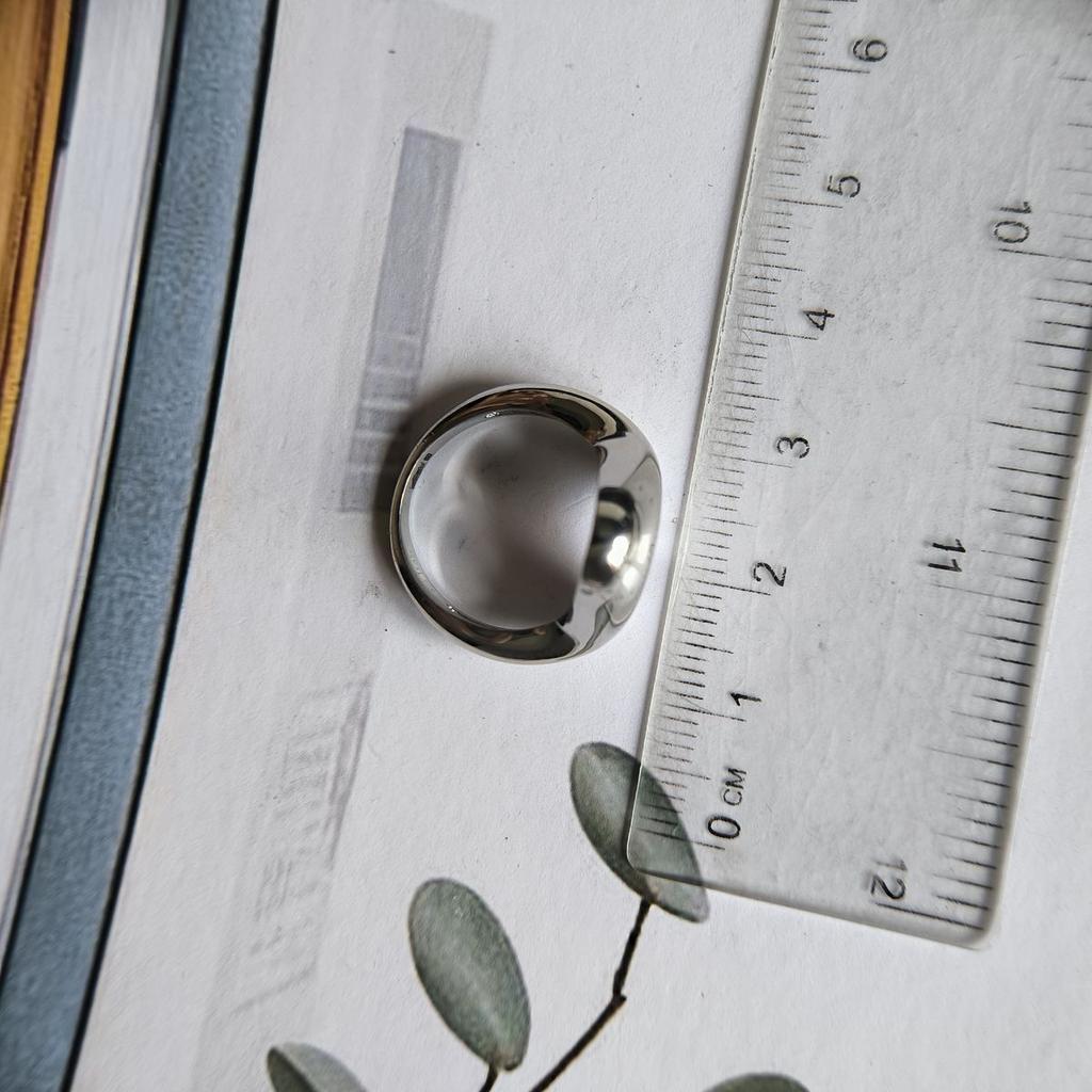 Silberring ohne Steine, Gewicht des Artikels 3,85 g (2193425)