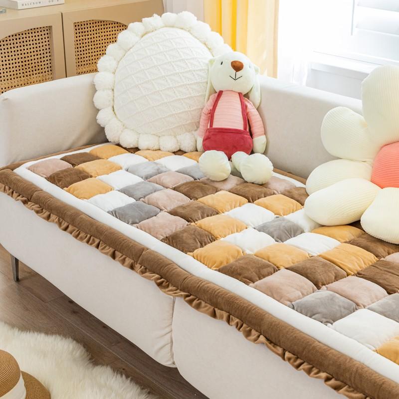 HOOPET Removable Dog Bed Cotton Sofa Cover for Large Dog Mat Winter Warm Cat Bed Pad Washable Dog Cushion Blanket Pet Supplies