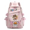One Piece King Printed Backpack Elementary School Students Junior High School Students High School Students Large Capacity School Bag