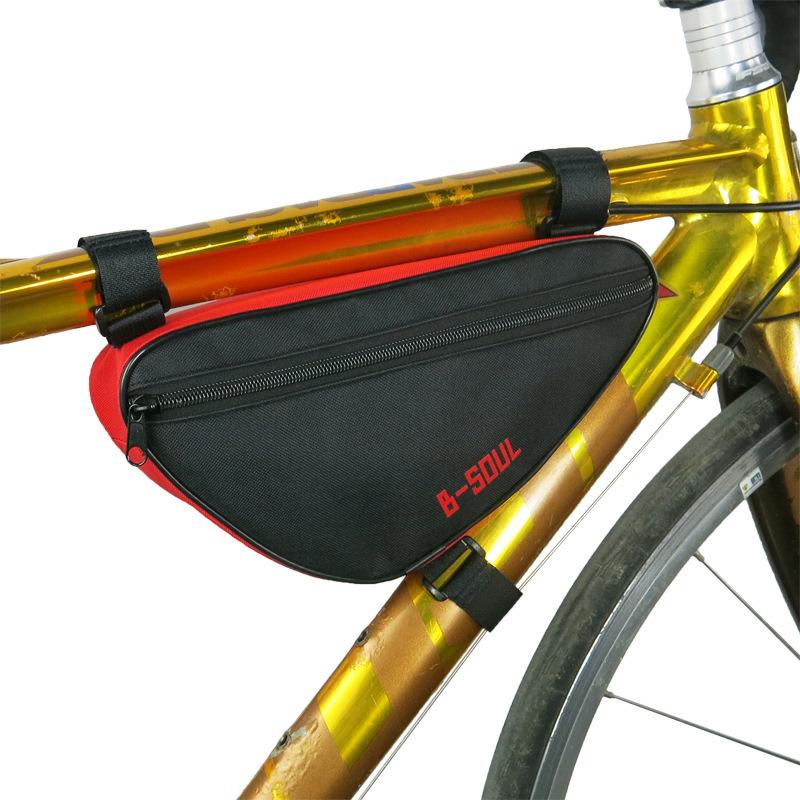 

LQT Bicycle Front Frame Triangle Bag Cycling Bike Tube Pouch Holder Saddle Bag Bicycle Beam Storage Bag