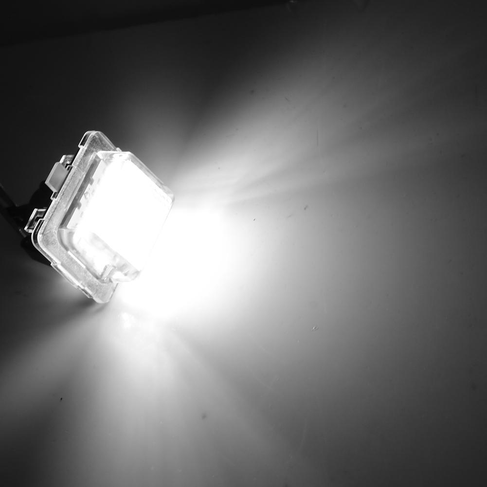 2PCS Car LED License Number Plate Light Bulbs Lamps Car Accessories 12V For Mercedes Benz W204 W213 W205 W211 W212 W176