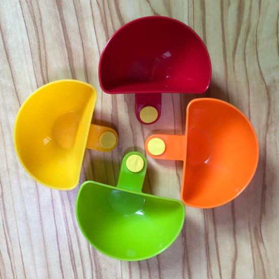 Yousheng Dipping Sauce Dish with Clip Multipurpose Condiment Bowl for Ketchup Vinegar Plastic Party Seasoning Container Household Kitchen Utensils