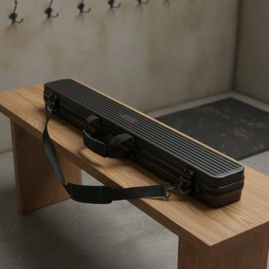 Billard Queues Tasche Hartschalenkoffer Schutzfutter Abnehmbarer Schultergurt Sicher