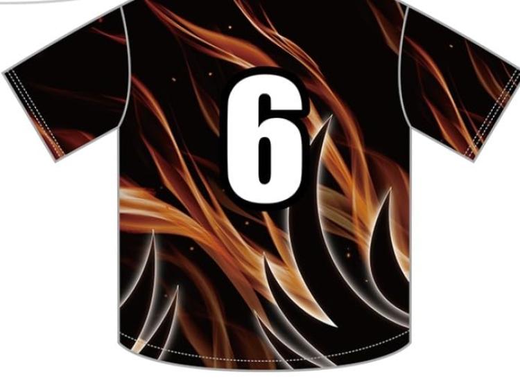 SEGA SAMMY PHOENIX Baseballskjorte (Unimodel) XL størrelse