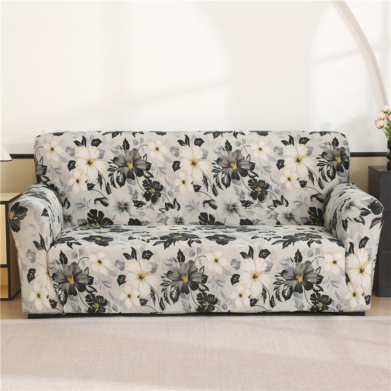Stretch Sofa Cover Slipcover Couch Covers for 3 Cushion Couch Sofa Pet Friendly Furniture Protector Sofa with Elastic Bottom