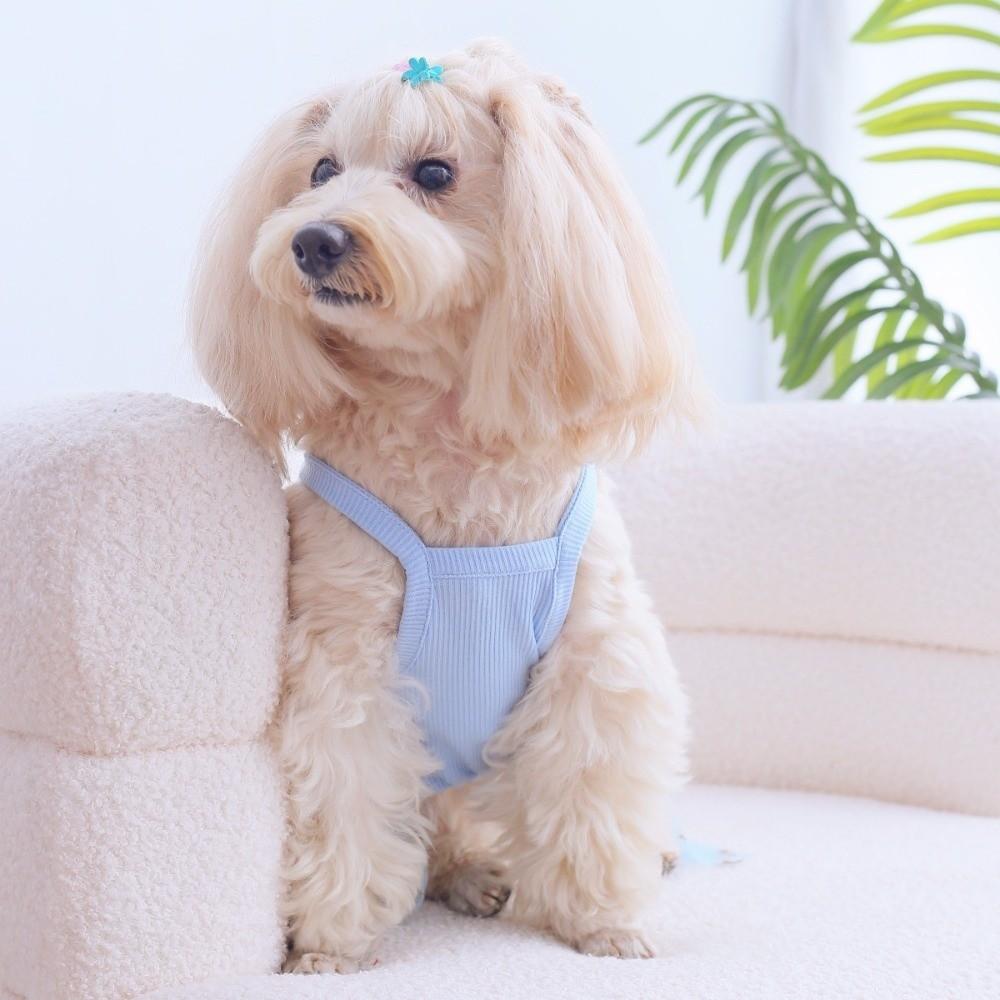 Breathable Puppy Princess Dress Korean Style Suspender Skirt Dog Summer Clothes  Spring Summer