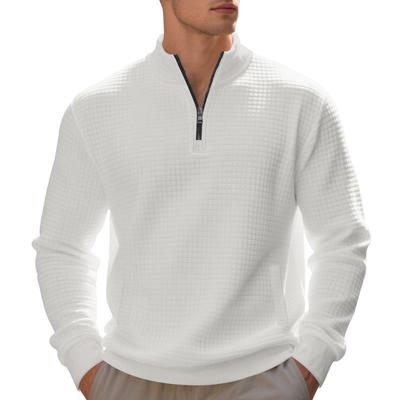 2025 Autumn and Winter New Casual and Versatile Simple Solid Color Stand Collar Long-sleeved Sweatshirt