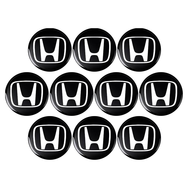 Car Hot 2025 Car Goods 14MM Remote Car Key Stickers Emblem Accessories For Honda Civic Accord Crider City CRV HRV Inspire Fit Od