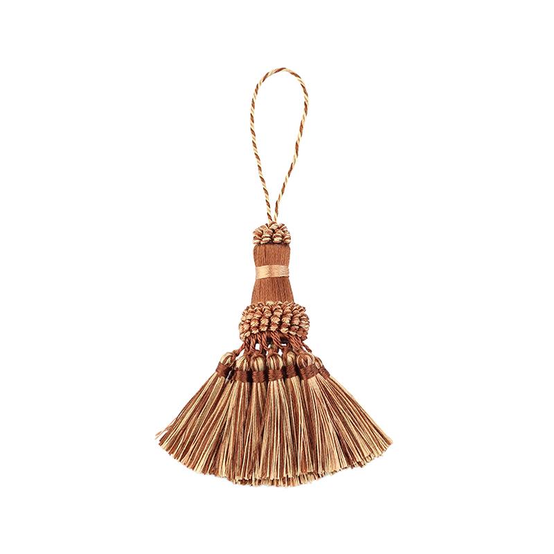 Tassels Hanging Decoration Crafts Silk Fringe Tassel Keychains Brush Diy Decor For Bags Doors Curtain Bookmarks Keys