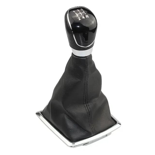 5/6 Speed Gear Shift Knob Lever HandBall Gaiter Boot Leather Cover for Ford Focus 2 MK2 Small Frame 2005 2006 2007 2008