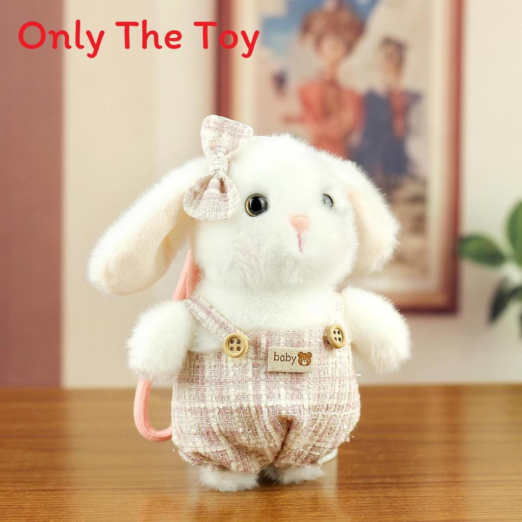Plush Bunny Keychain With Pp Cotton Filling For Kids And Adults