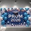 Congrats Grad Background Graduation Cap Grad Event Banner Graduation Celebration Banner Black Gold  Grad Party Banner