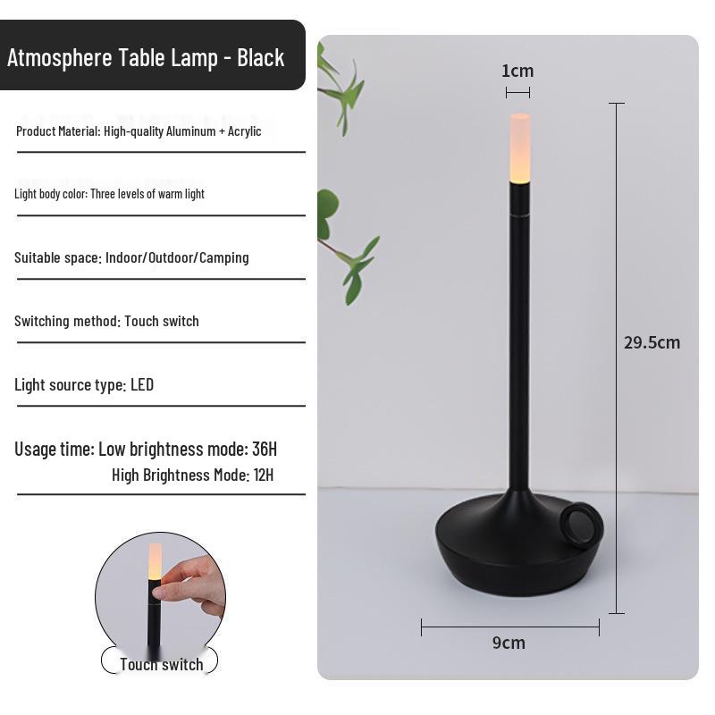 

Алюминиевая свеча «Лампа Аладдина»: Уличная кемпинговая и прикроватная декоративная настольная лампа