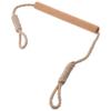 Wood & Rope Paper Holder Seamless Screw Towel Rack Natural Towel Ring  for Bathroom, Home