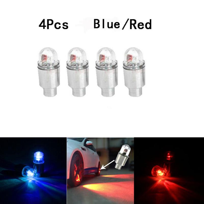 Buy 4Pcs Motorcycle Bicycle Car Wheel Light Led Tire Valve Light Night