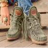 2025 Winter Thick Bottom Large Size 40-43 Tassel Lacing Women's Boots
