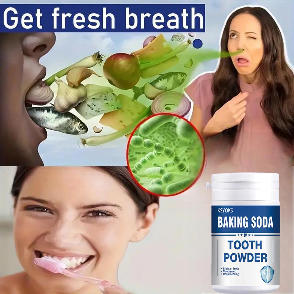 Brand Baking Soda Tooth Powder, Brightening Teeth, Oral Protection, Deep Cleaning, Fresh Breath
