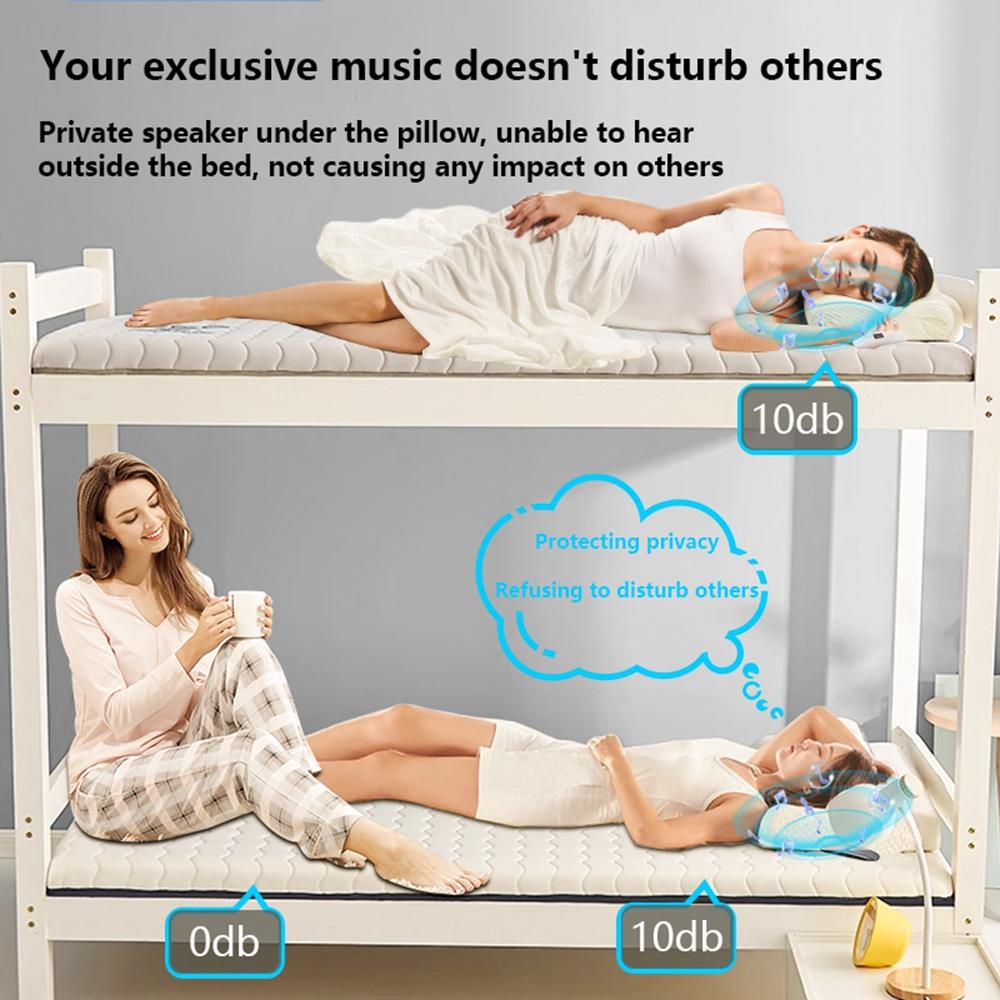 QY10 Bone Conduction Speaker Wireless Sleep Soundbox Mini Pillow Speaker