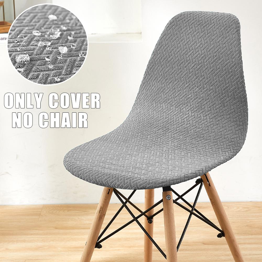 Fast Charging Unisex 1Pc Waterproof Twill Eames Chair Cover Solid Color Shell Bar Counter Chair Case Dustproof Hotel Living Room Restaurant Office