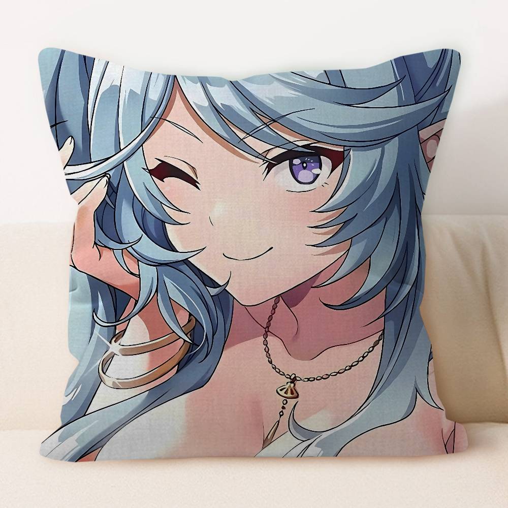 The Eminence In Shadow Cover With Short Plush Print For Living Room Sofa Decoration Cushion Cover Pillow Covers