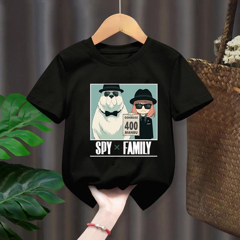 Spy X Family Kreslené Grafické Tričko Japonské Anime Harajuku Tričko Módní Ležérní Krátký Rukáv Nadměrné Tričko Unisex