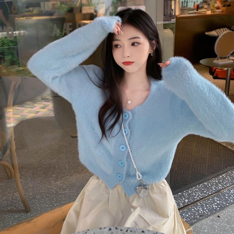 

Женское пальто свитер с чувством дизайна пальто топ норка пух One Size