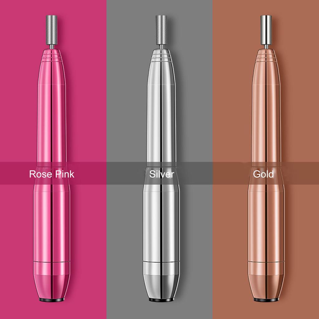 Aluminum Alloy Nail Polishers Nail Remover USB Electric Sanding Pen Remove Nail Polish Grinder